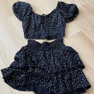 Hollister Dark Blue adorable set size medium